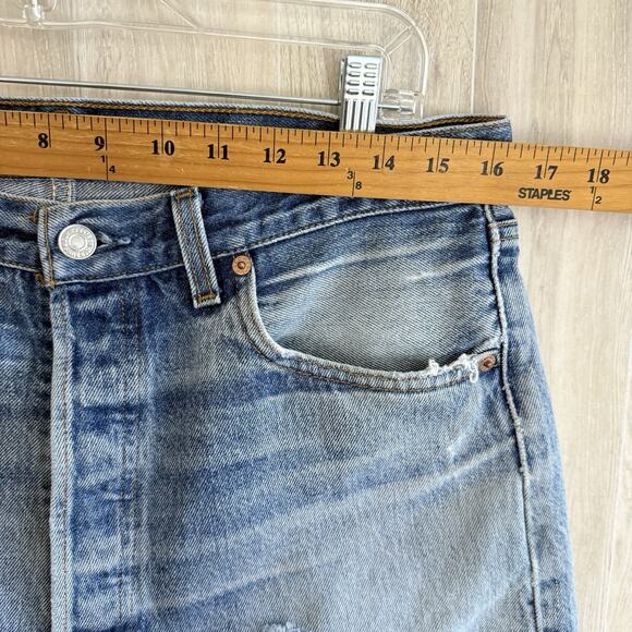 Vintage Levi’s 501xx Cut Off Jean Shorts Men’s 35 (Measures 32”) Made in USA - Picture 6 of 12